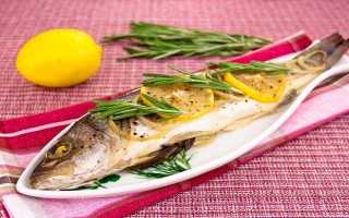 Вкусная форель в духовке целиком